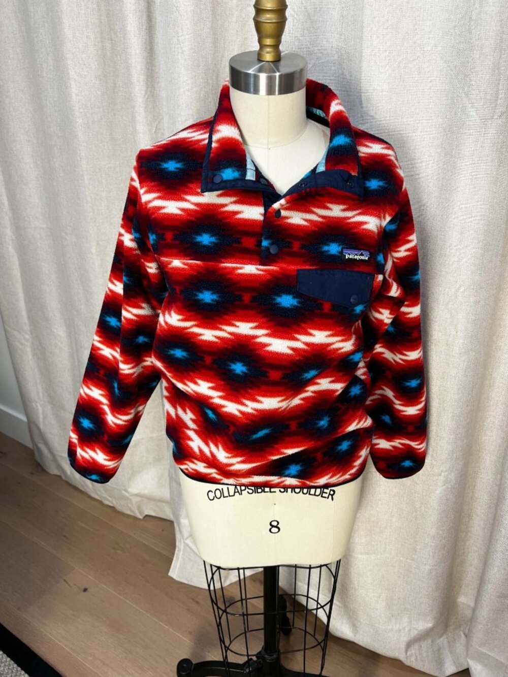 Patagonia Lightweight Synchilla® Snap-T® Pullover Sz S Wild Desert Aztec - Picture 3 of 9